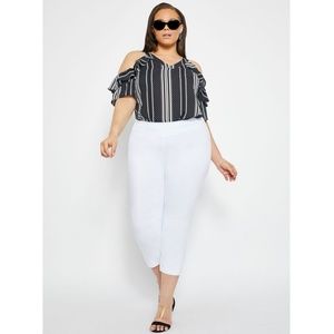 Brand New Size 20 White Capri Pants